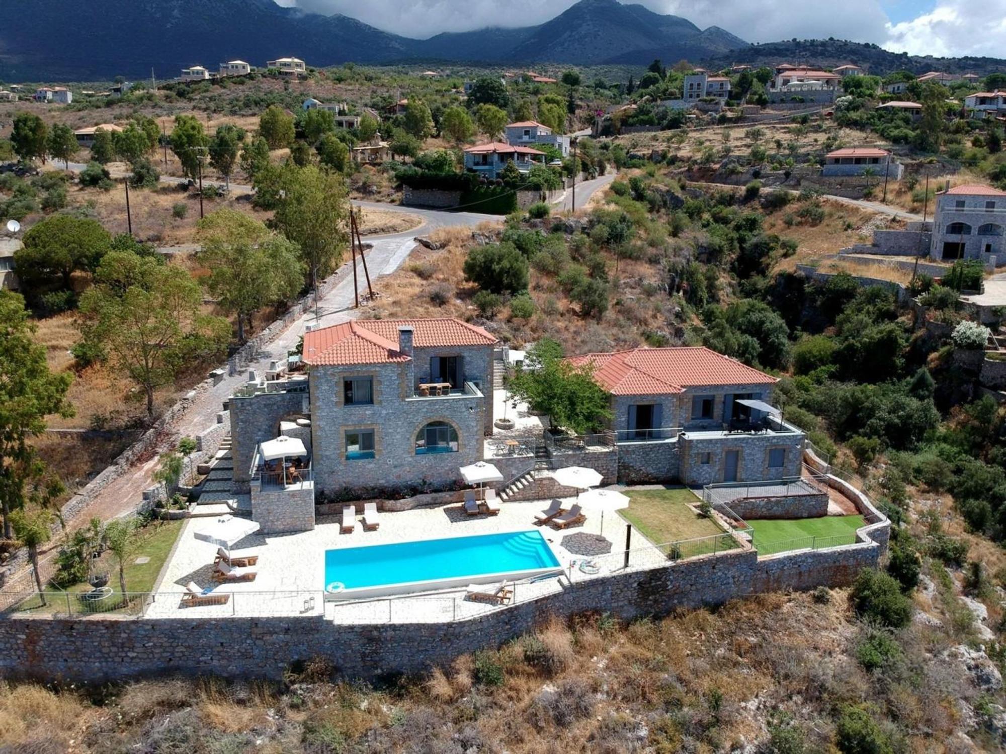 Elsa Villa By Elrin Villas Mani Neokhorion  Eksteriør billede